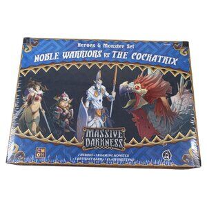 Massive Darkness Noble Warriors vs The Cockatrix Heroes & Monster NEW